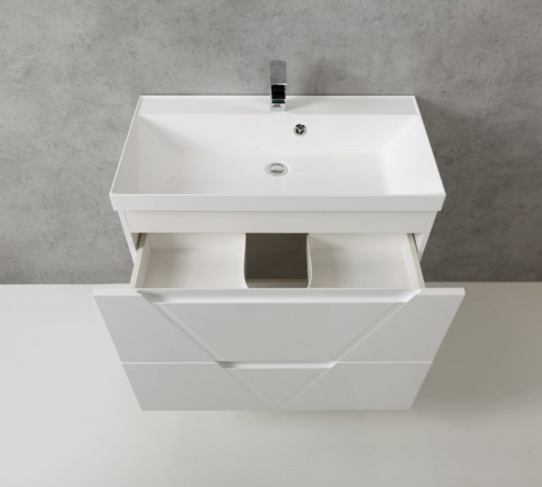 Тумба под раковину  BelBagno Vittoria 80 белый VITTORIA-800-2C-SO-BL - 4