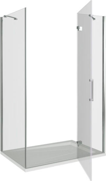 Душевой уголок Good Door Saturn WTW+SP правый 140х100х185 см - 2
