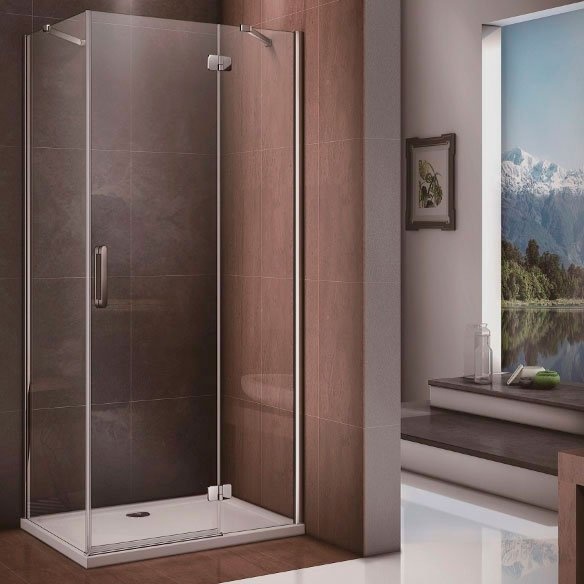 Душевой уголок Good Door Saturn WTW+SP правый 140х100х185 см - 0