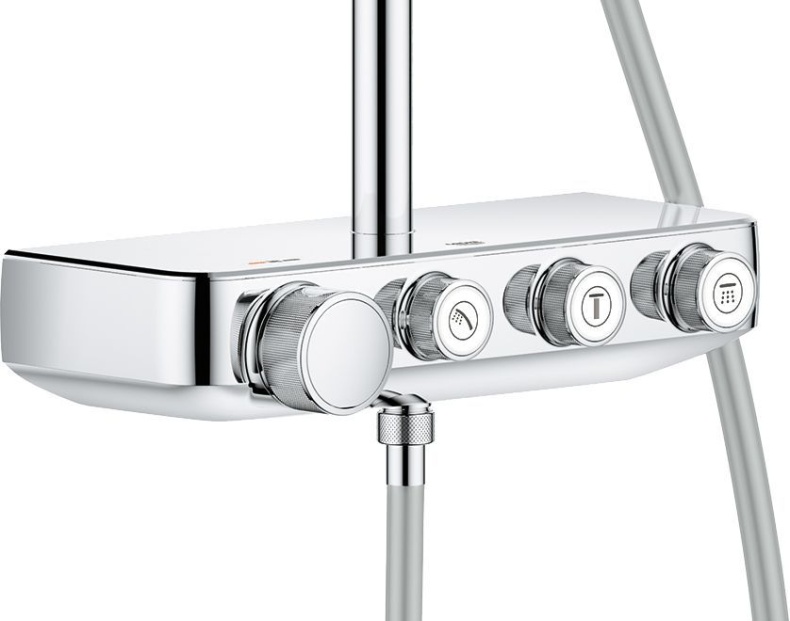 Душевая стойка Grohe Euphoria SmartControl 310 Duo Cube 26508000 с термостатом - 7