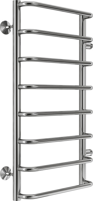 Водяной полотенцесушитель Terminus Стандарт П8 400x800 Хром боковое подключение 4670078530356 - 1