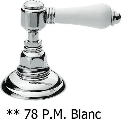 Nicolazzi 1449BZ78 Смеситель на 3 отв для ванны с душем *PETIT M.BLANC* - 2